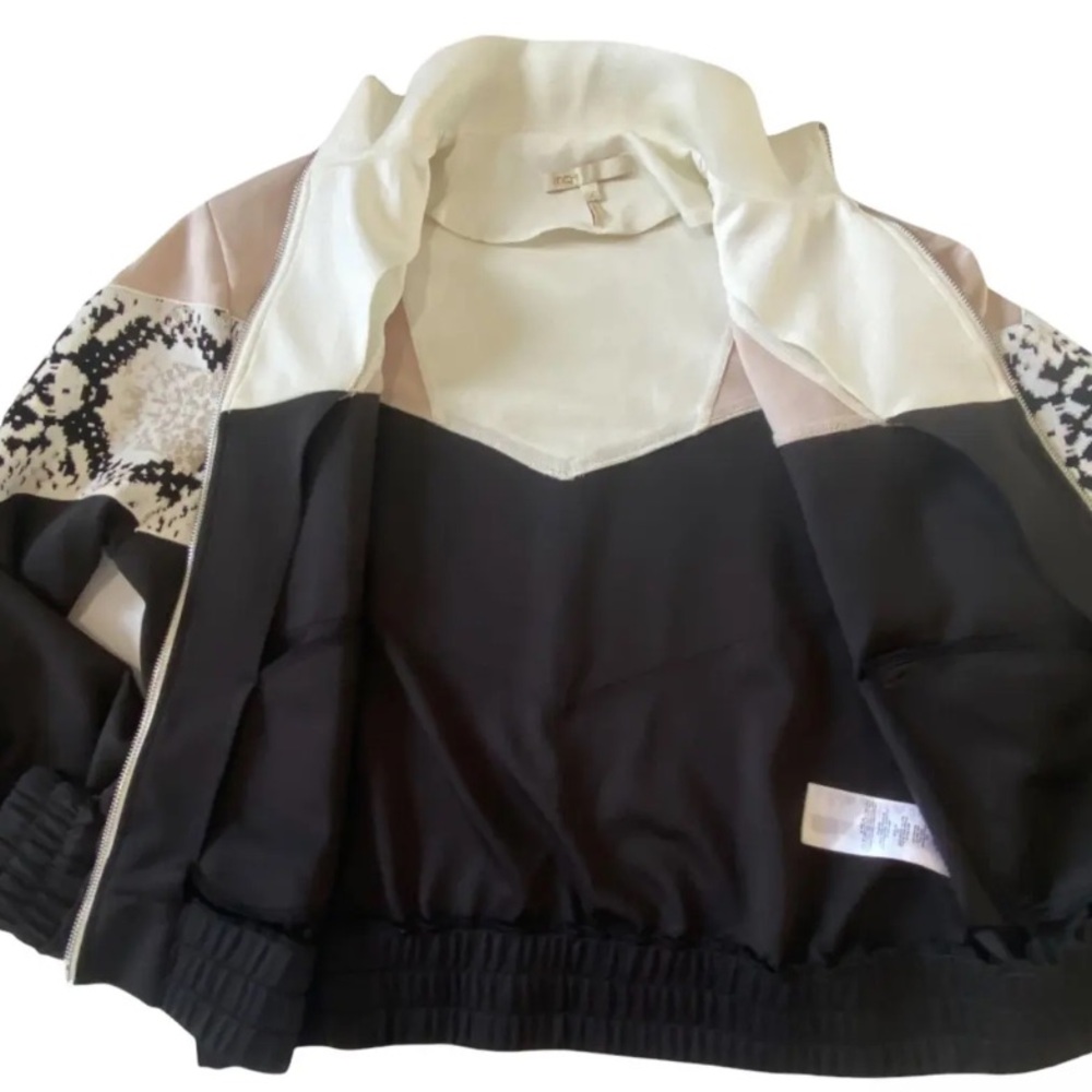 Maje Thelo Python Print Track Jacket S - image 6